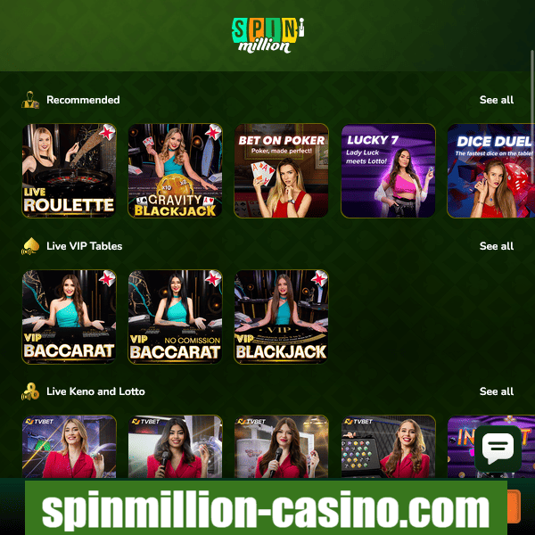 Casino en direct – Recommandés et VIP